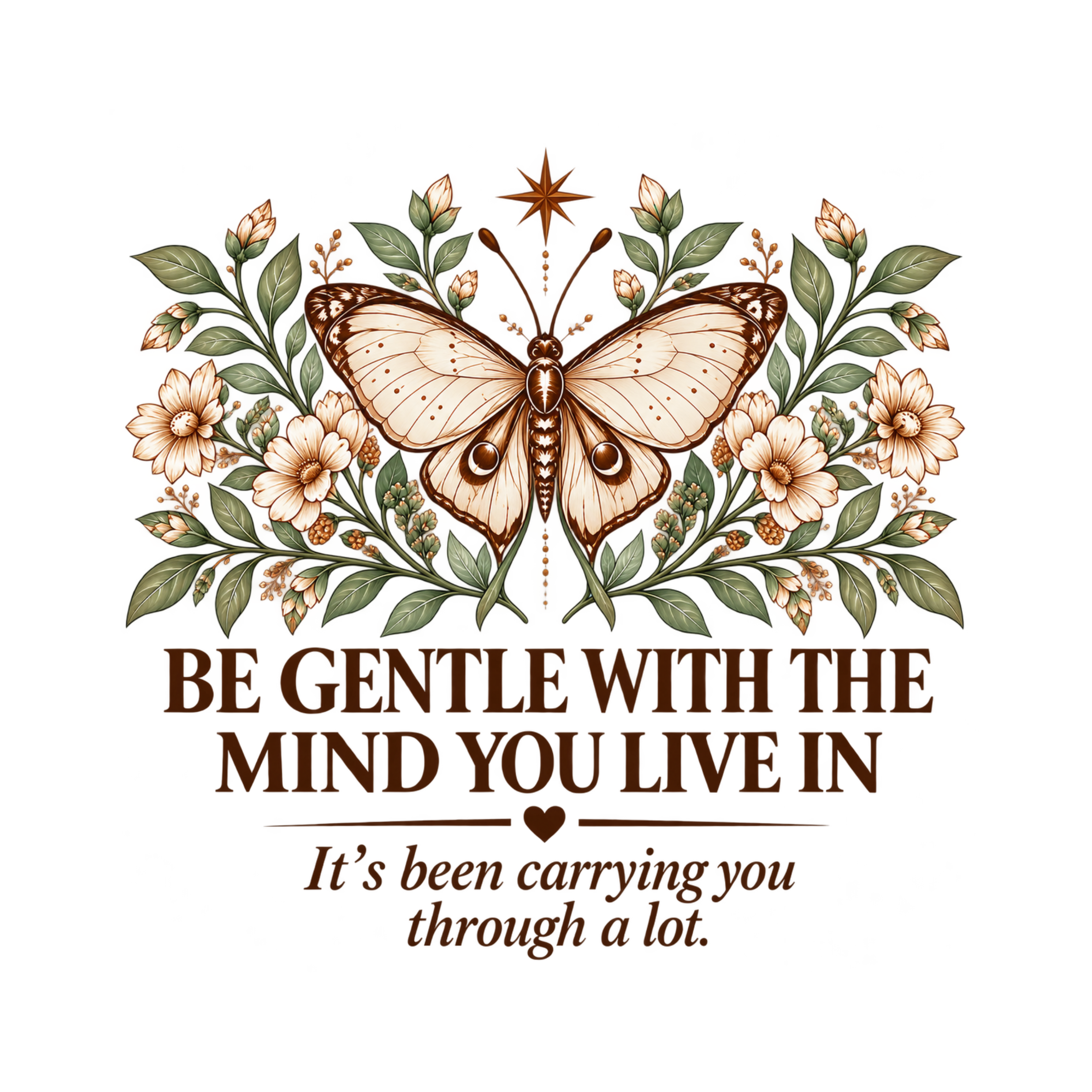 Be Gentle With the Mind You Live In Cushion - Image 2