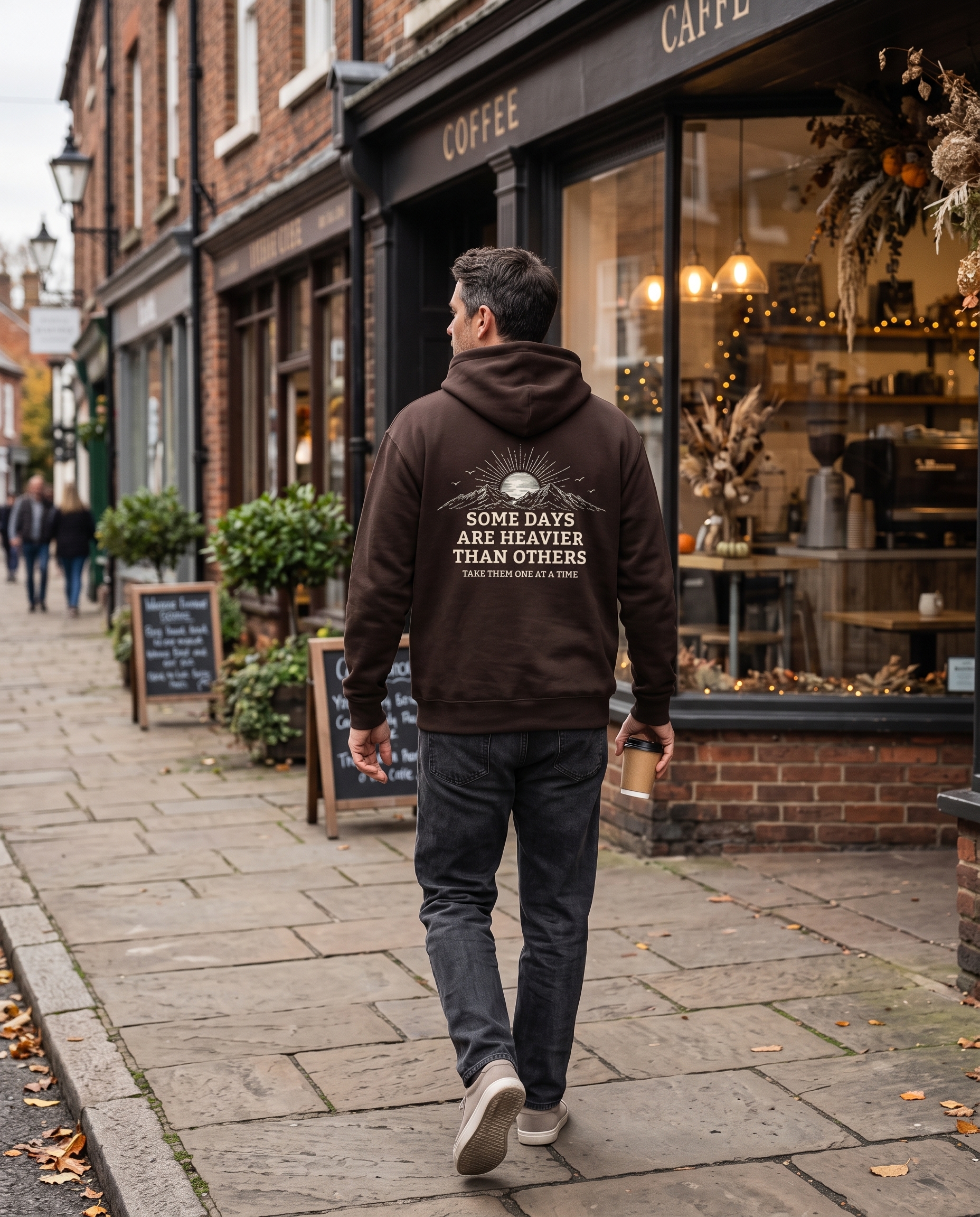 Some Days Are Heavier Than Others Hoodie | Mental Health - Image 3