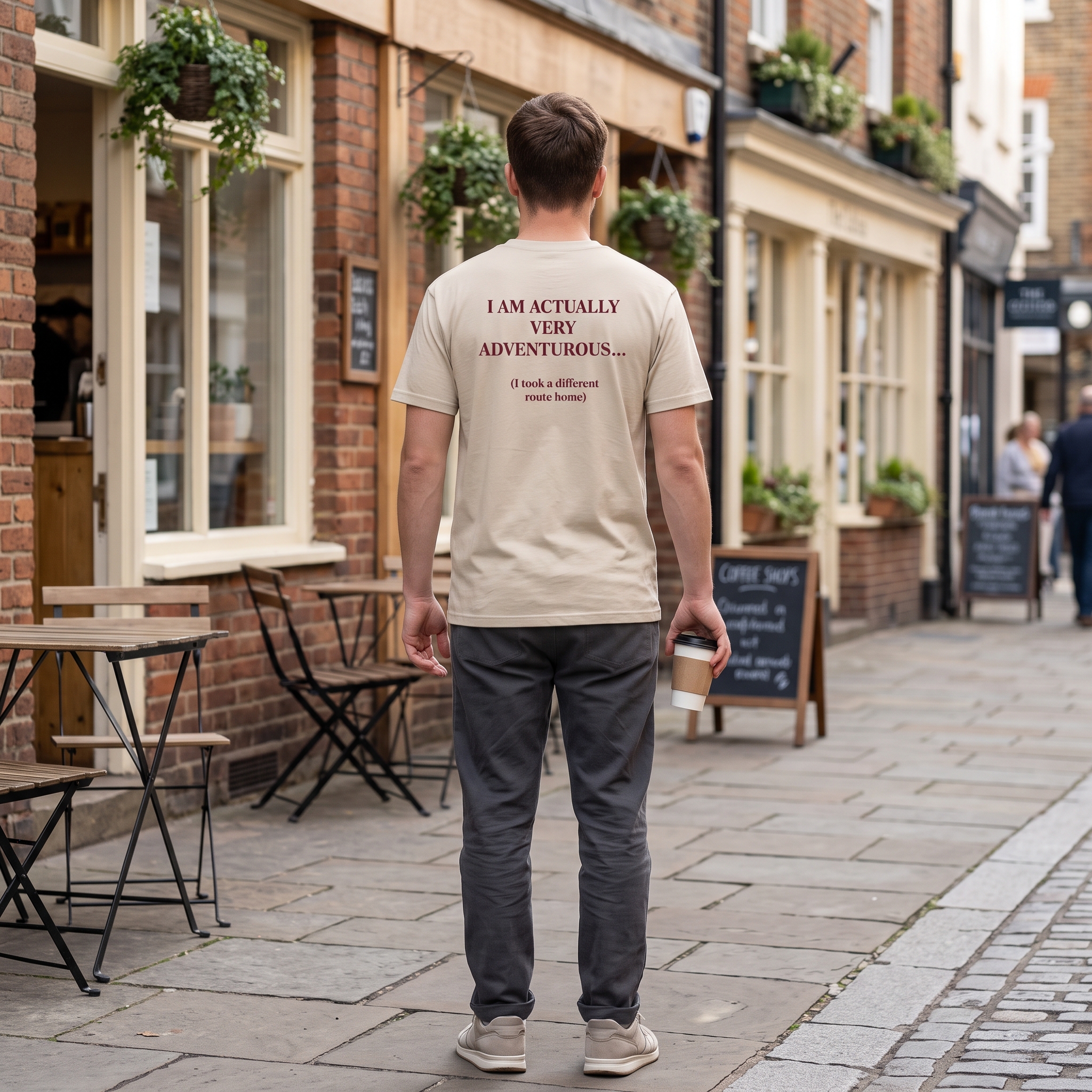 I Am Actually Very Adventurous T-Shirt – Funny Adventure Tee - Image 4