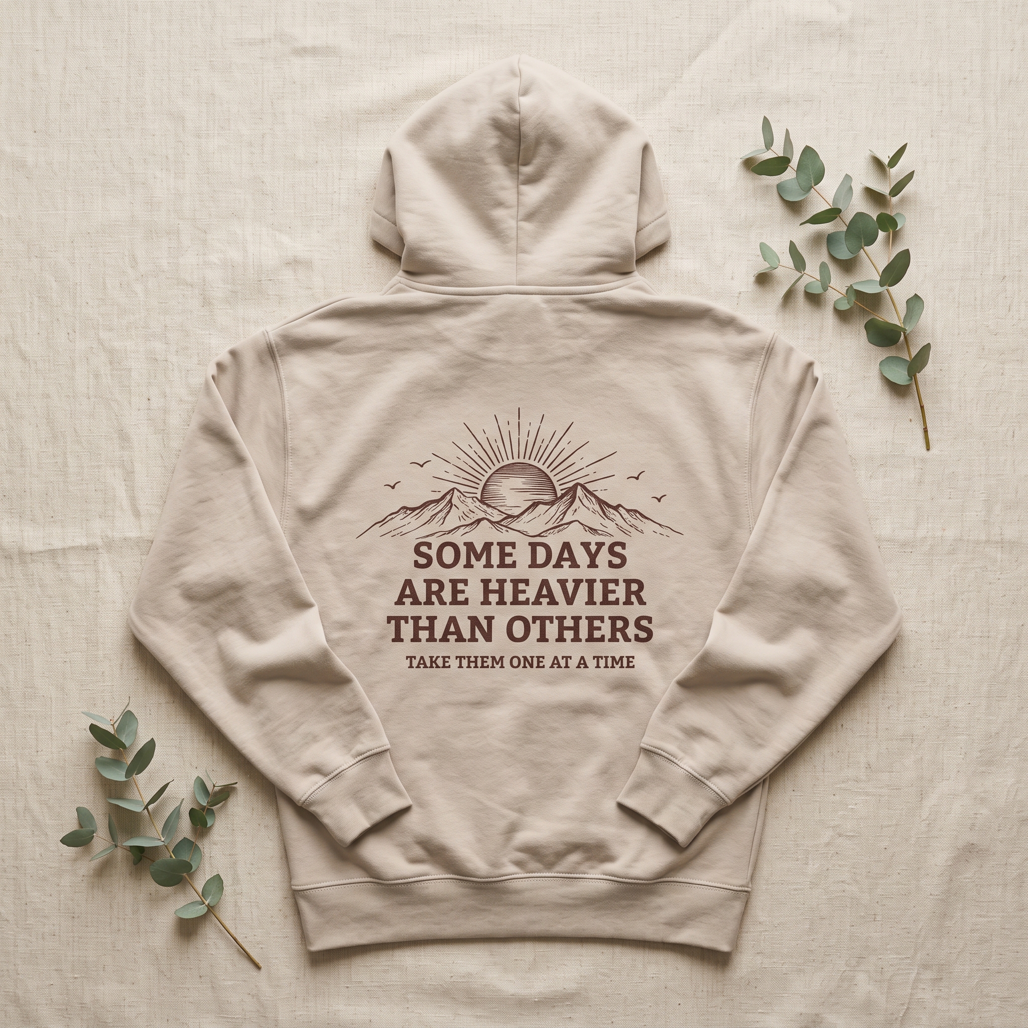Some Days Are Heavier Than Others Hoodie - Neutral - Mental Health - Image 6