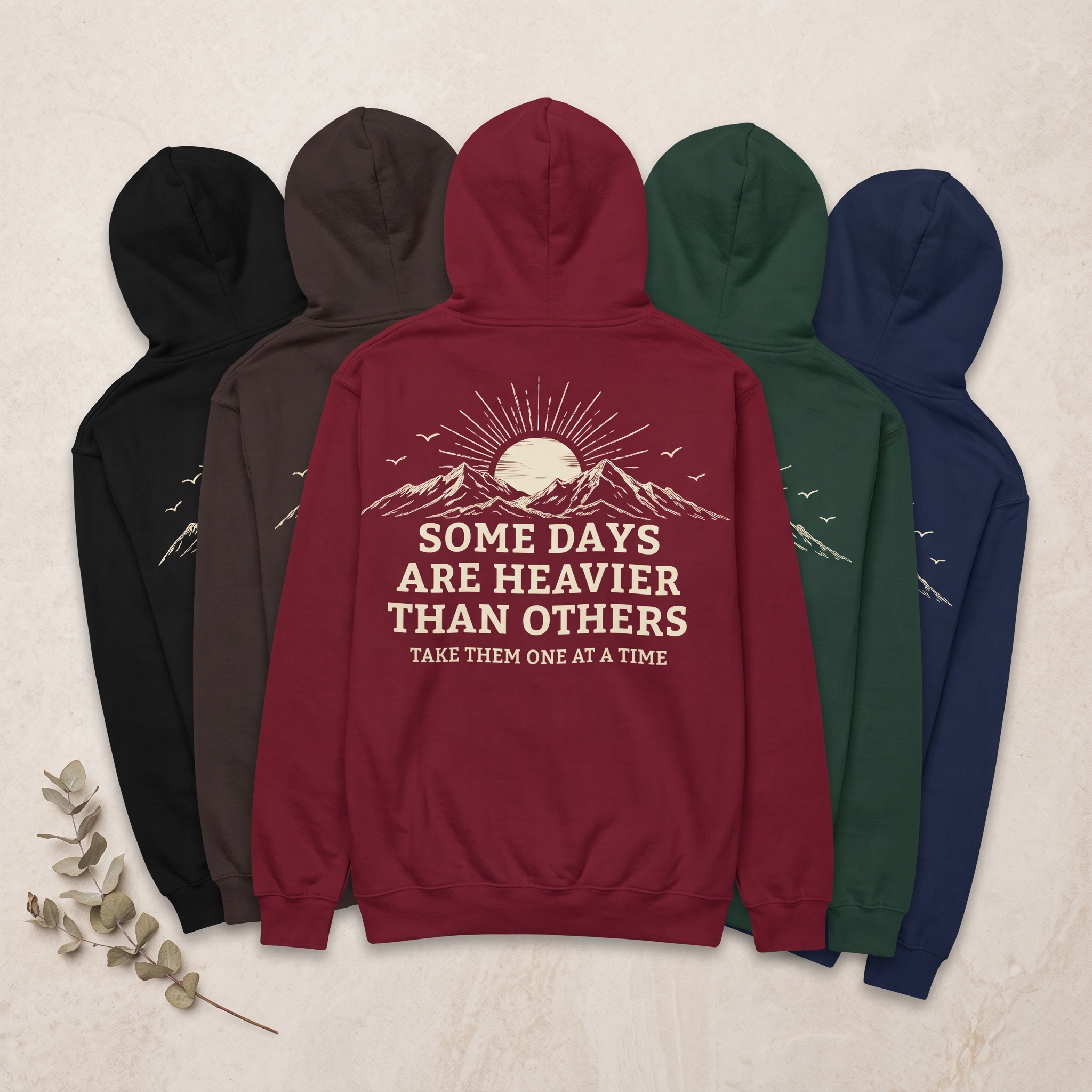 Some Days Are Heavier Than Others Hoodie | Mental Health - Image 7