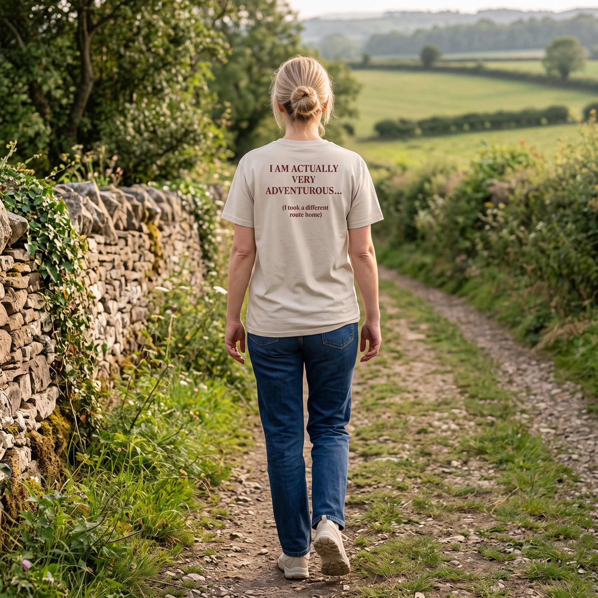 I Am Actually Very Adventurous T-Shirt – Funny Adventure Tee - Image 3