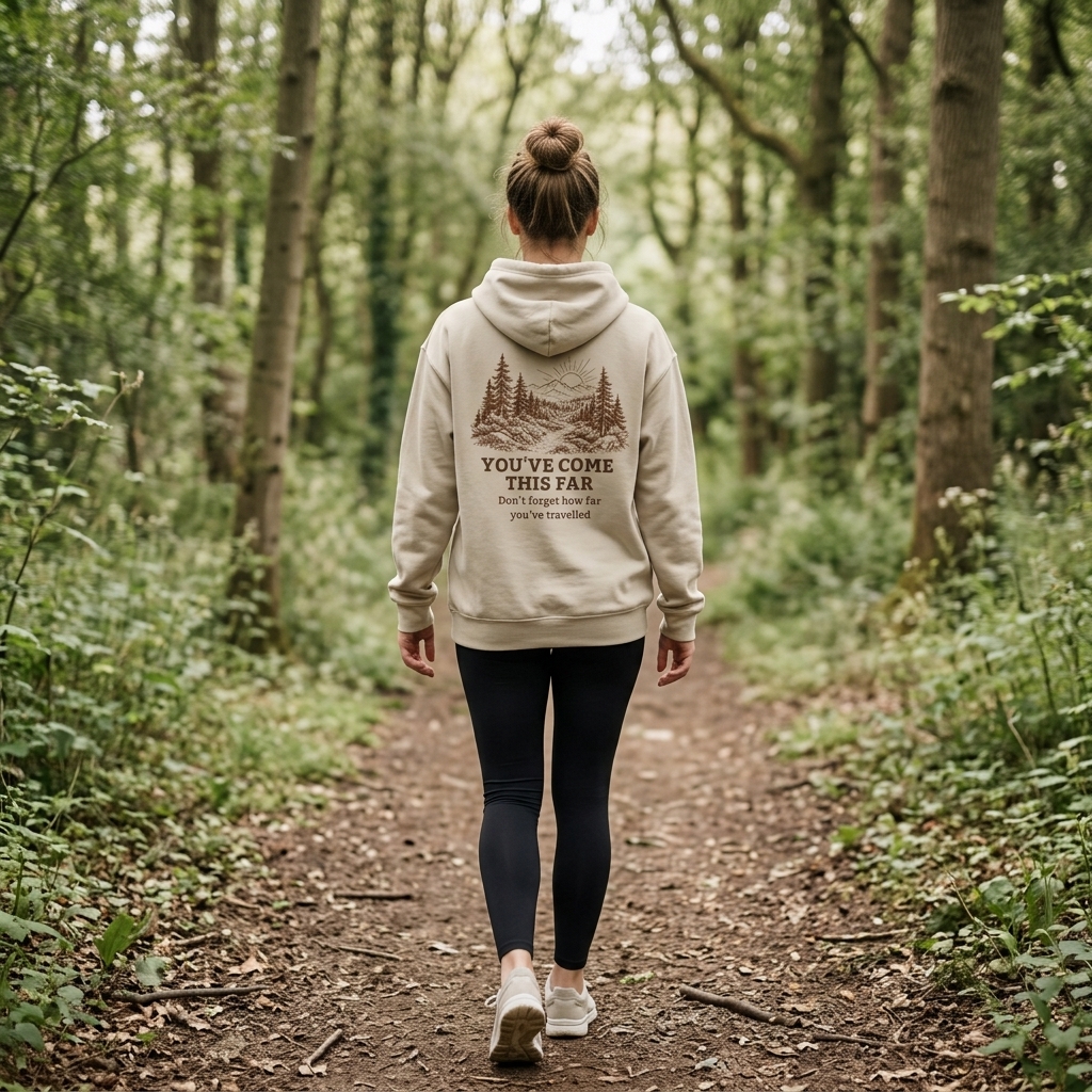 You've Come This Far Hoodie - Neutral - Mental Health - Image 2