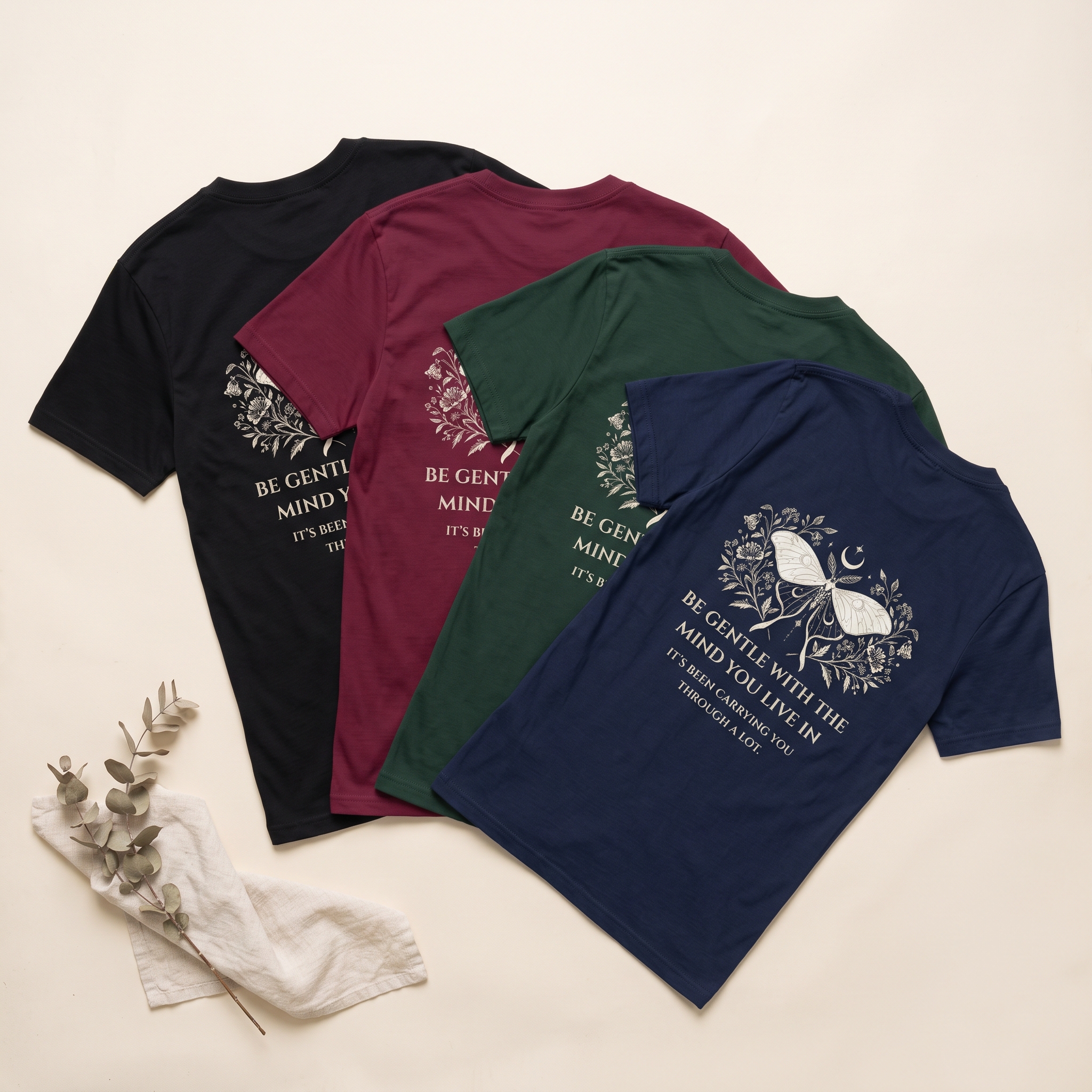 Be Gentle With the Mind You Live In T Shirt | Self Care & Mental Health Tee - Image 6