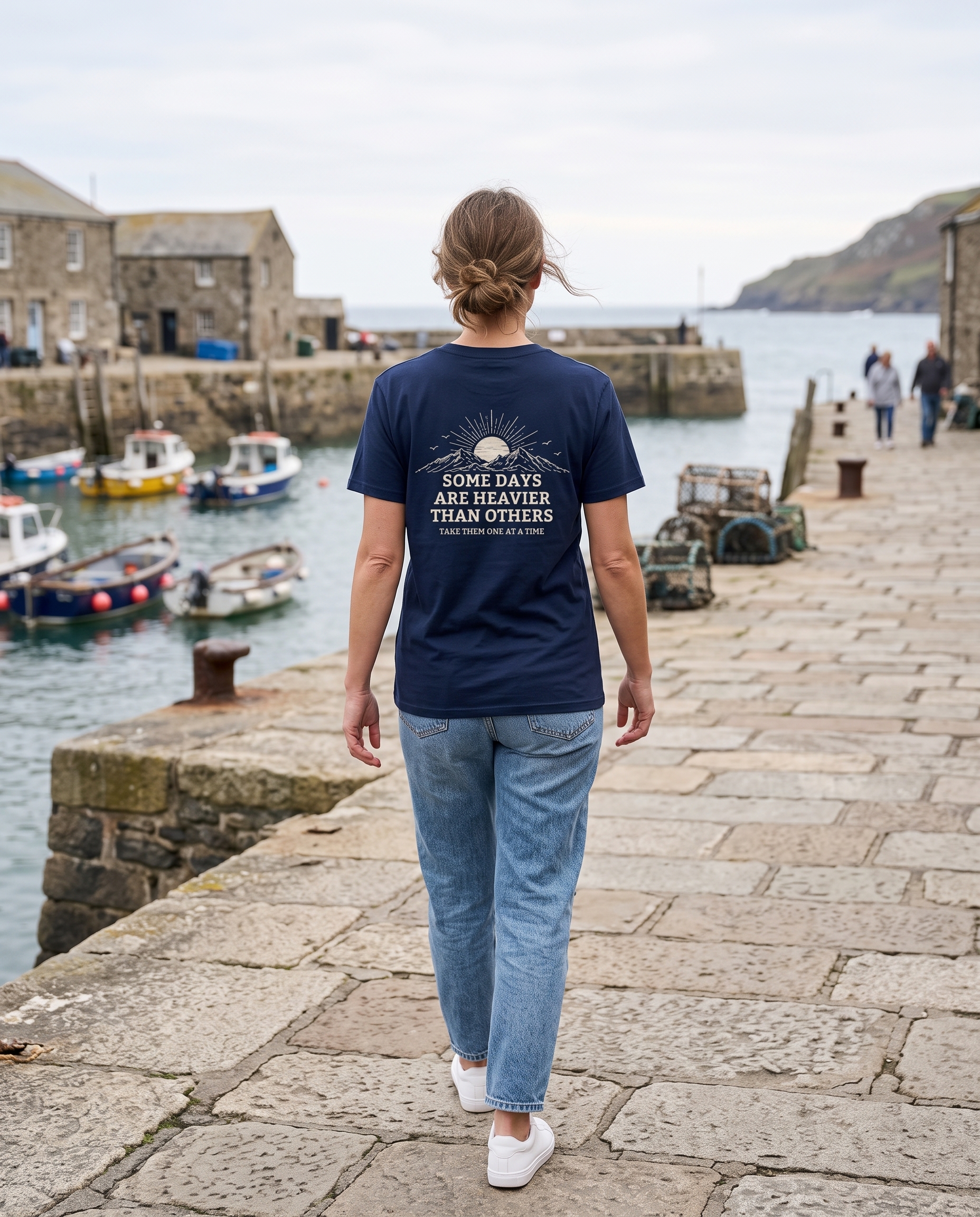 Some Days Are Heavier Than Others T Shirt | Mental Health Awareness Tee - Image 2