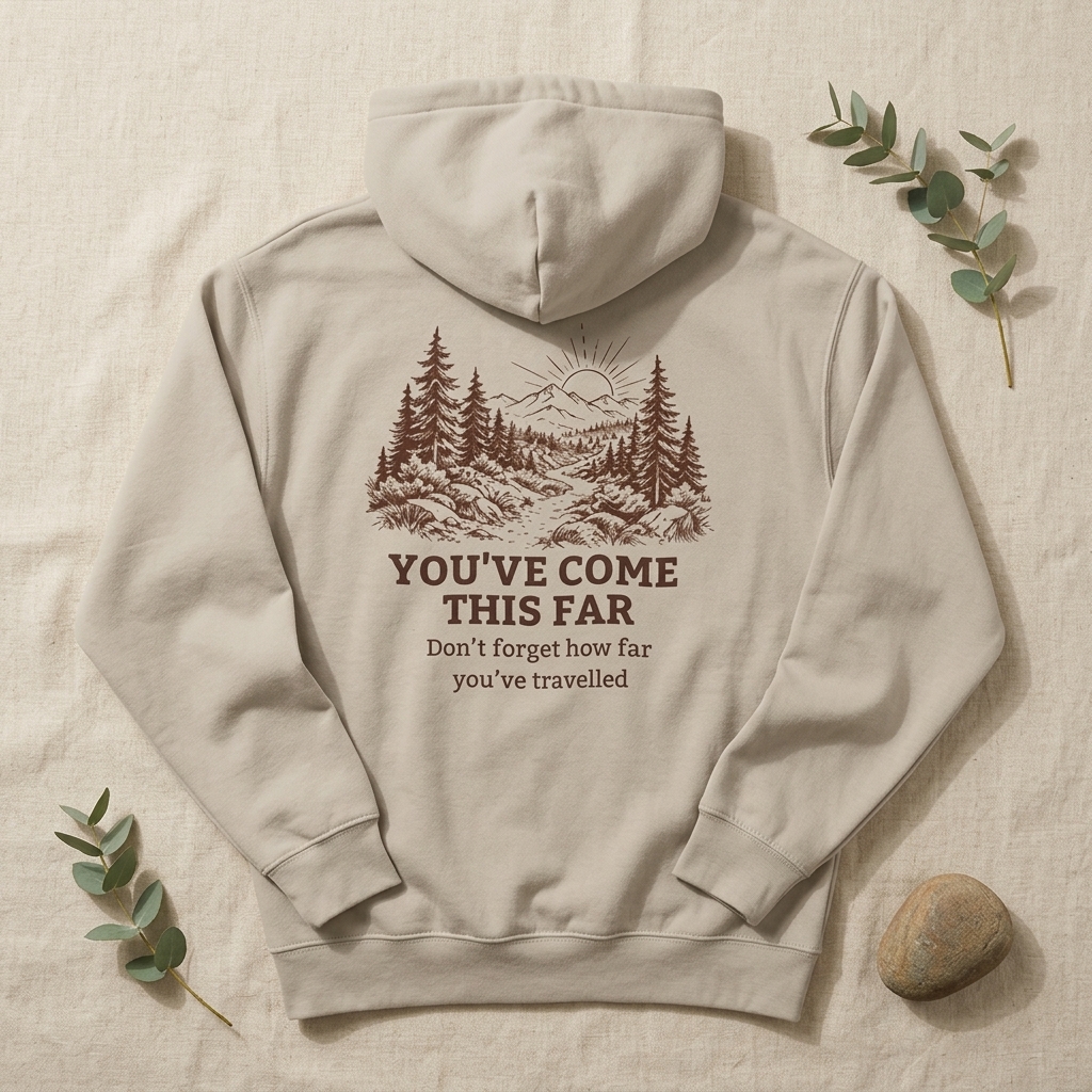 You've Come This Far Hoodie - Neutral - Mental Health - Image 6