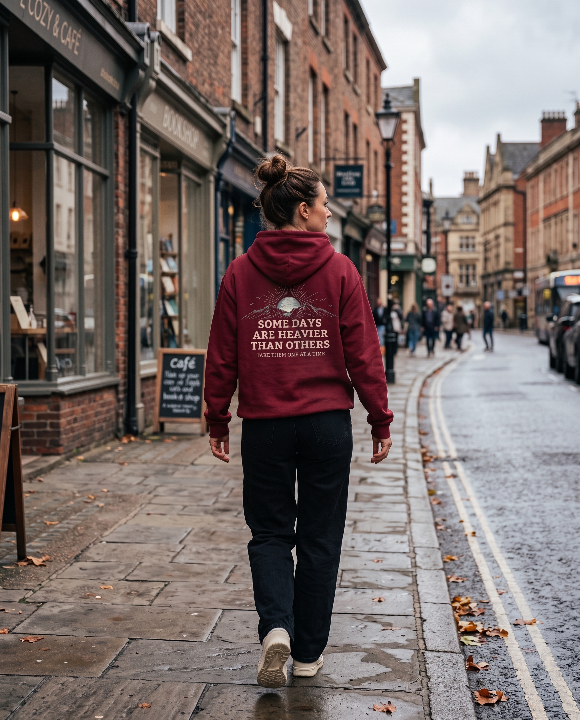 Some Days Are Heavier Than Others Hoodie | Mental Health - Image 4