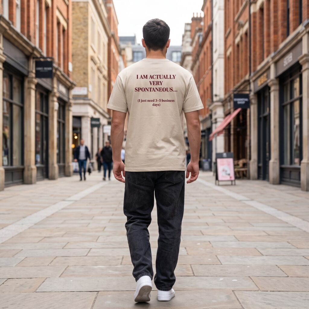 I Am Actually Very Spontaneous T-Shirt – Funny Introvert Tee