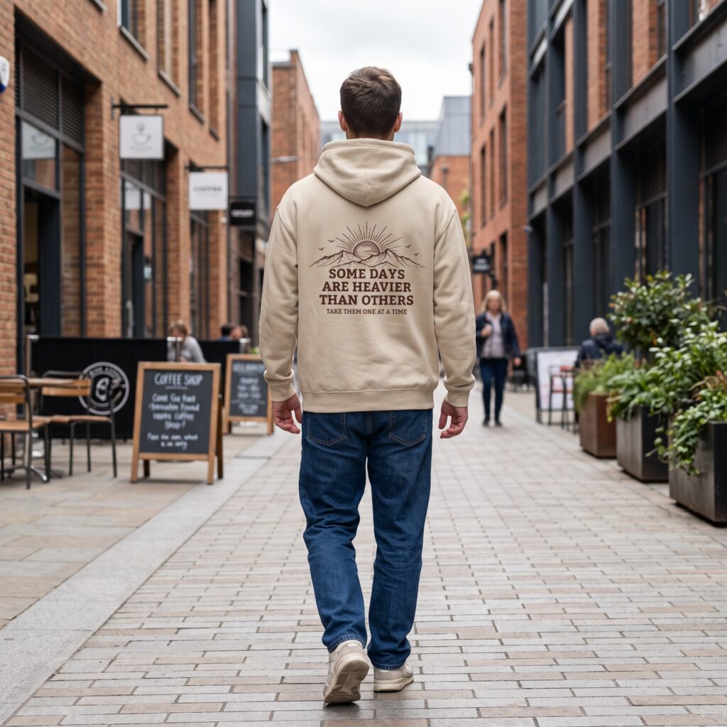 Some Days Are Heavier Than Others Hoodie - Neutral - Mental Health