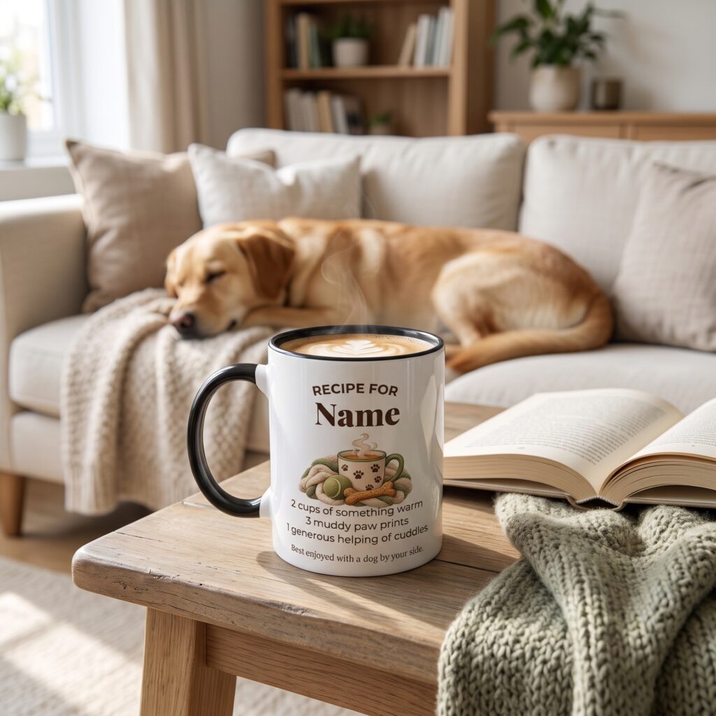 Personalised Dog Lover Mug | Recipe For Dog Lovers