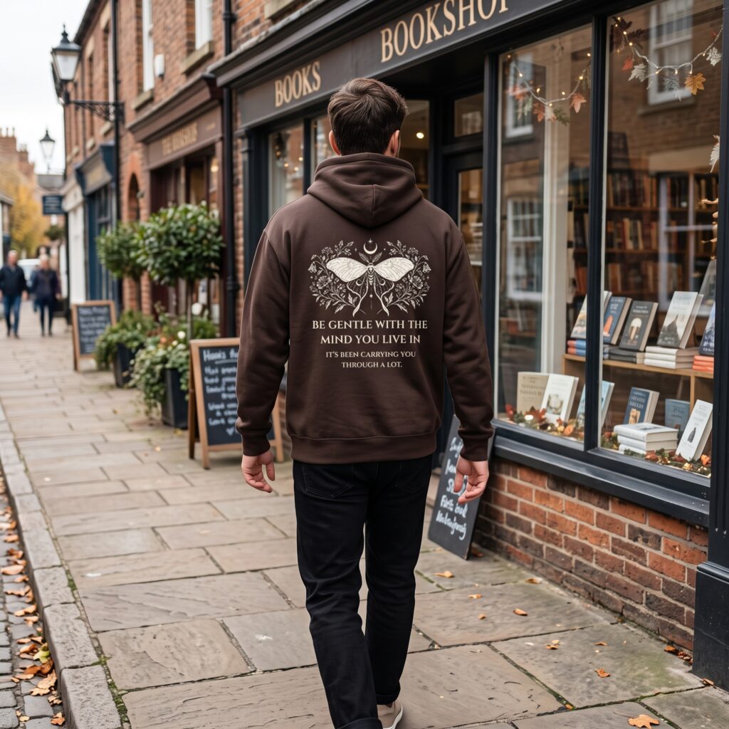 Be Gentle With the Mind You Live In Hoodie | Mental Health & Self Care