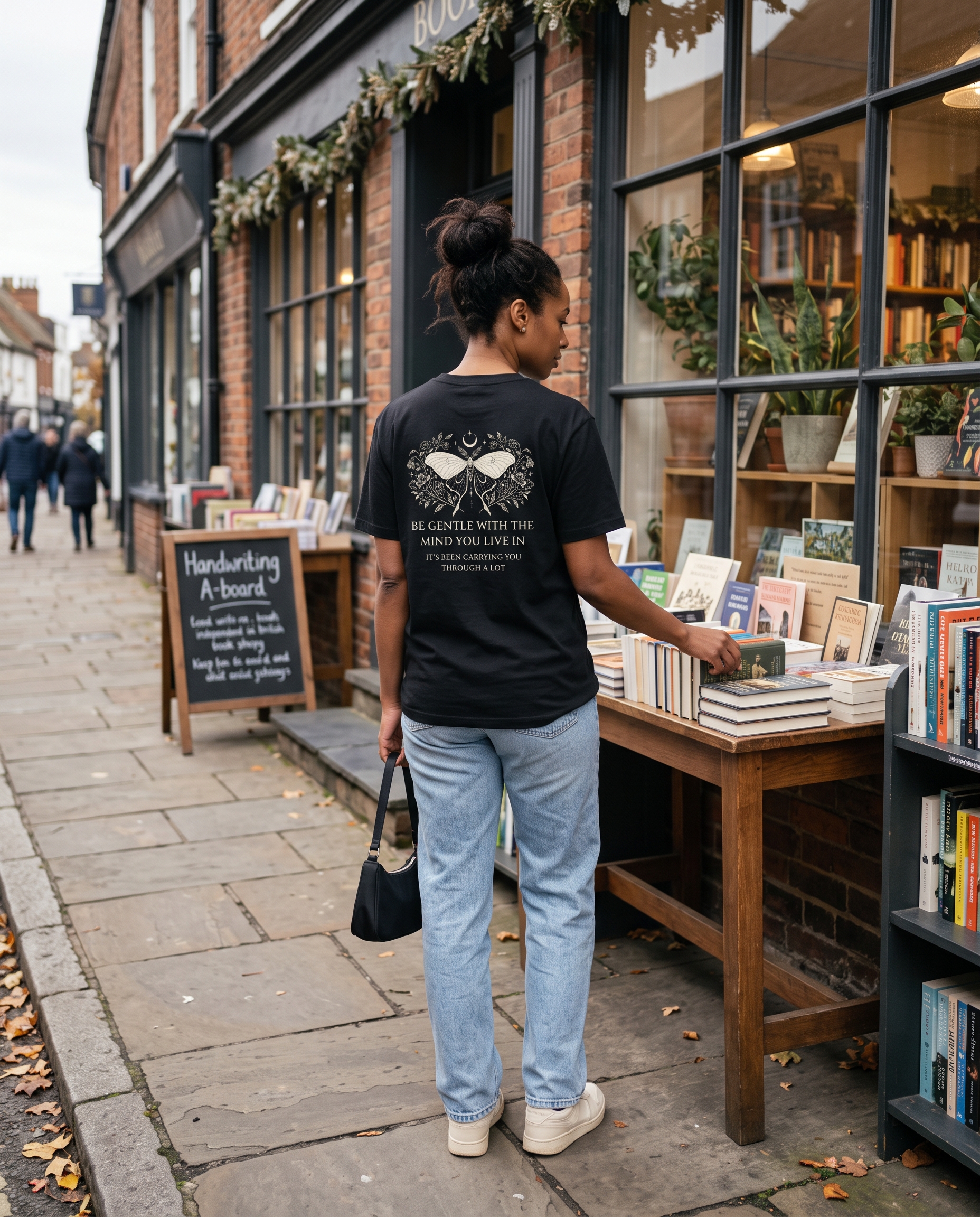 Be Gentle With the Mind You Live In T Shirt | Self Care & Mental Health Tee - Image 5