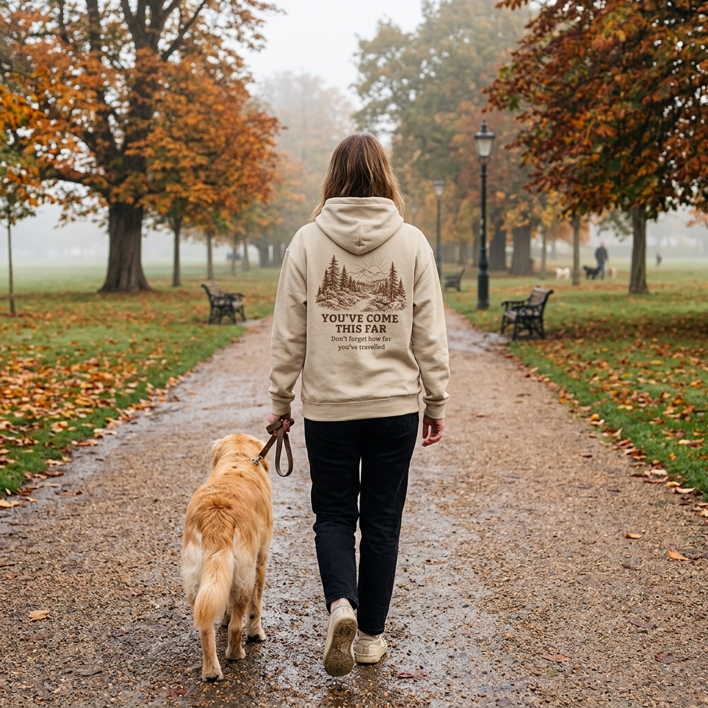 You've Come This Far Hoodie - Neutral - Mental Health - Image 5