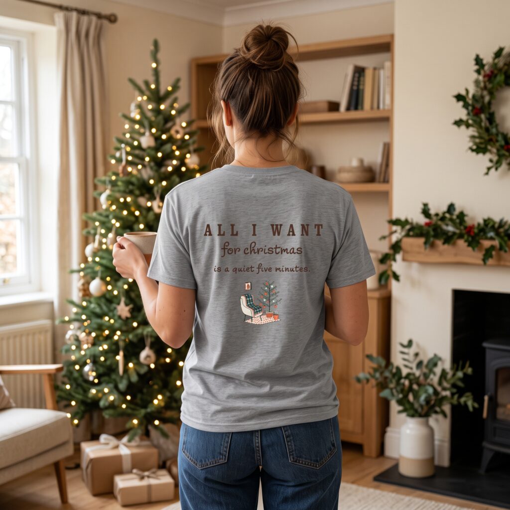 All I Want for Christmas Is a Quiet Five Minutes T-Shirt